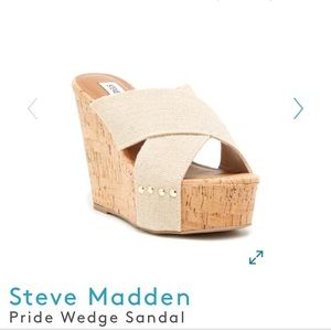 Steve Madden Pride Wedge Sandal; Size 8